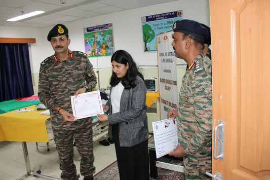 Indian Army Hosts Blood Donation Camp in Shimla, Encourages Voluntary Civic Service