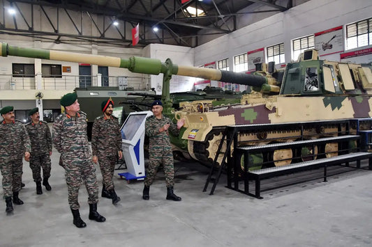Lt Gen Dhiraj Seth Evaluates Training Advances and Technological Innovations at EME School Vadodara
