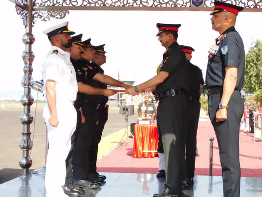 Lt Gen Devendra Sharma Reviews CAATS Passing Out Parade and High-Tech 'Exercise Aviation Shakti'