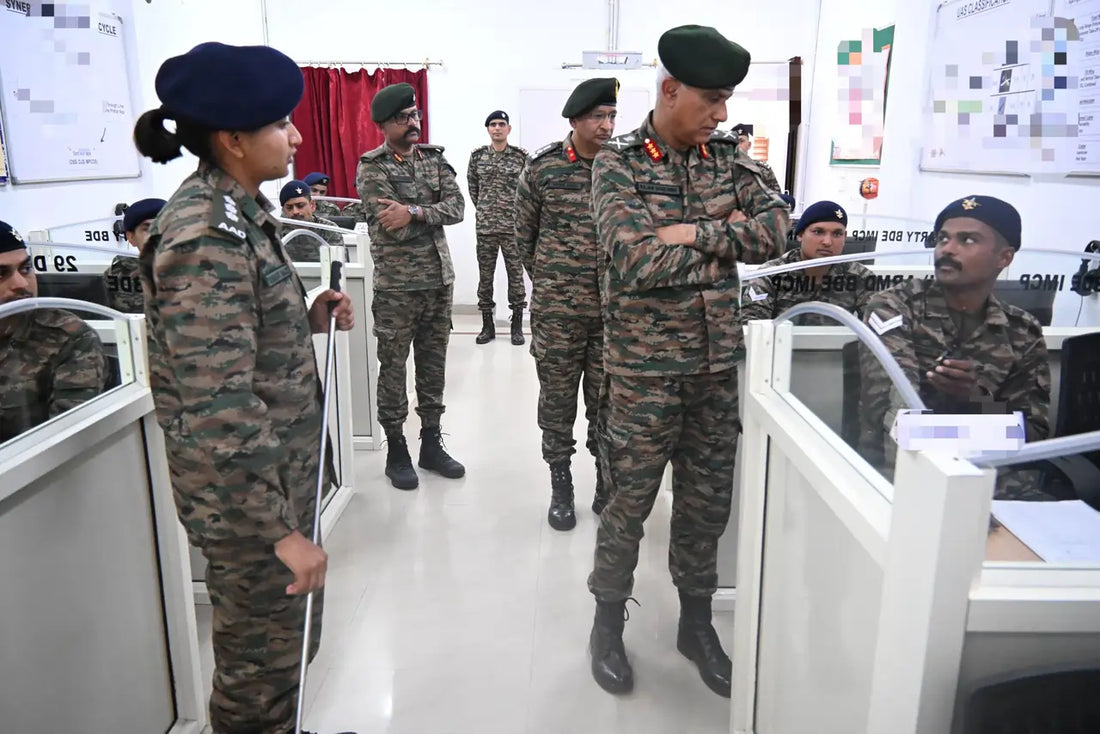 Lt Gen Rajan Sharawat Assesses Operational Readiness of Rising Star Corps Air Defence Brigades