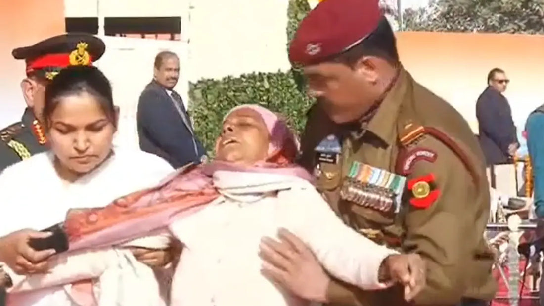 Martyr's Mother's Collapse at Jaipur Army Day Ceremony Highlights Emotional Burden of Sacrifice