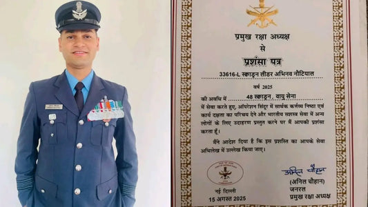 Squadron Leader Abhinav Nautiyal: A Journey from Uttarakashi to National Recognition