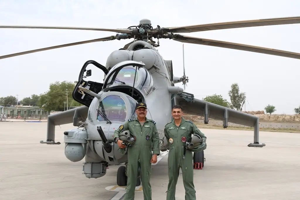 Air Marshal Mishra Assesses Operational Preparedness at Key Western Air Base
