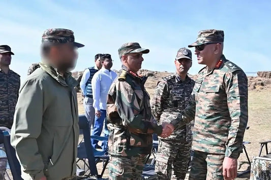 Lt Gen Pratik Sharma Assesses Security Measures in Basantgarh