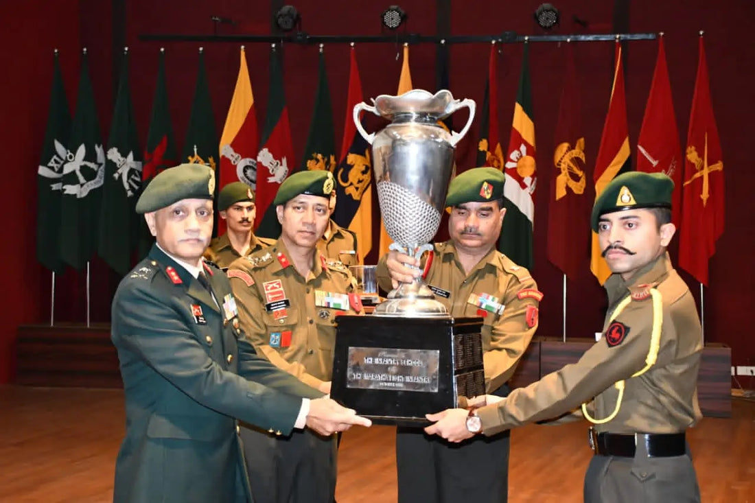 Lt Shubham Kumar Named Best Student at Infantry School Young Officers’ Course Completion
