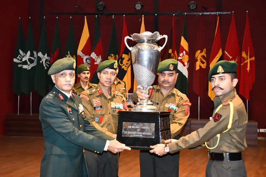 Lt Shubham Kumar Named Best Student at Infantry School Young Officers’ Course Completion