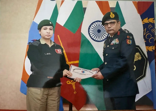 Lt Monika Kumari Graduates with Distinction from PRCN (SW) Course at NCC Officers Training Academy, Gwalior
