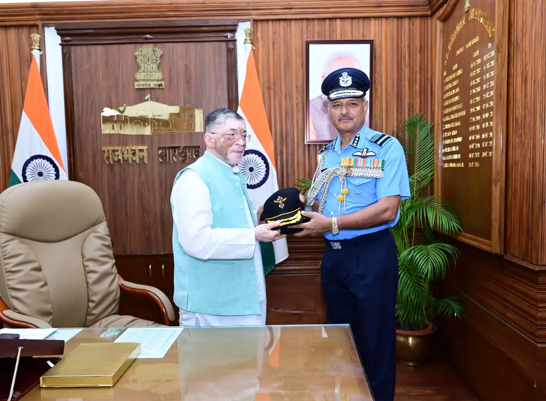 Air Marshal Surat Singh and Jharkhand Governor Discuss Enhancing Security and Development Initiatives