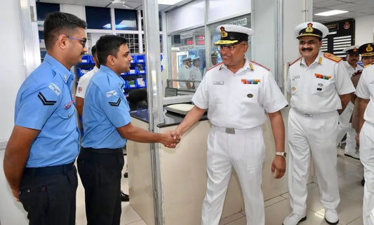 DGMS (Navy) Surg Vice Admiral S. Shankar Evaluates Healthcare and Innovations at INHS Asvini