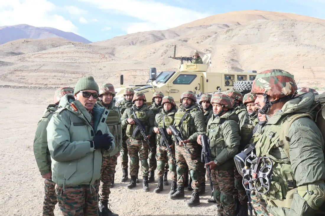Lt Gen Pratik Sharma Assesses Operational Readiness of Indian Army in Eastern Ladakh's Tagyarmale Sector