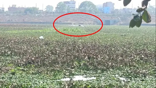 Trainee Indian Air Force Aircraft Crashes in Prayagraj; Pilots Eject Safely