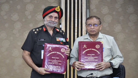 Indian Army and DTU Sign MoU to Enhance Defence Innovation and Self-Reliance