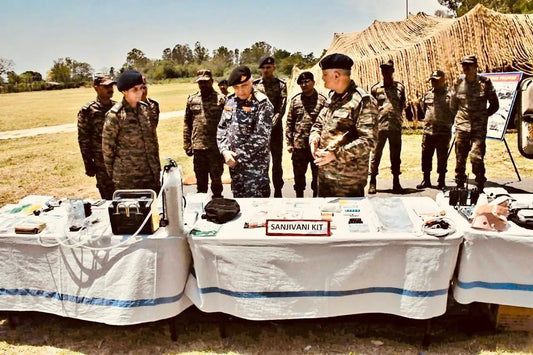 Surgeon Vice Admiral Vivek Hande Reviews Operational Preparedness at Gurj Division and Black Arrow Brigade Field Hospitals