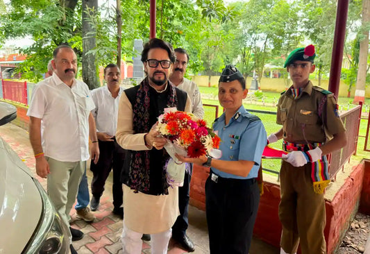 Territorial Army Captain Anurag Thakur Visits Sainik School Sujanpur Tira, Inspires Students on Leadership and Nation-Building