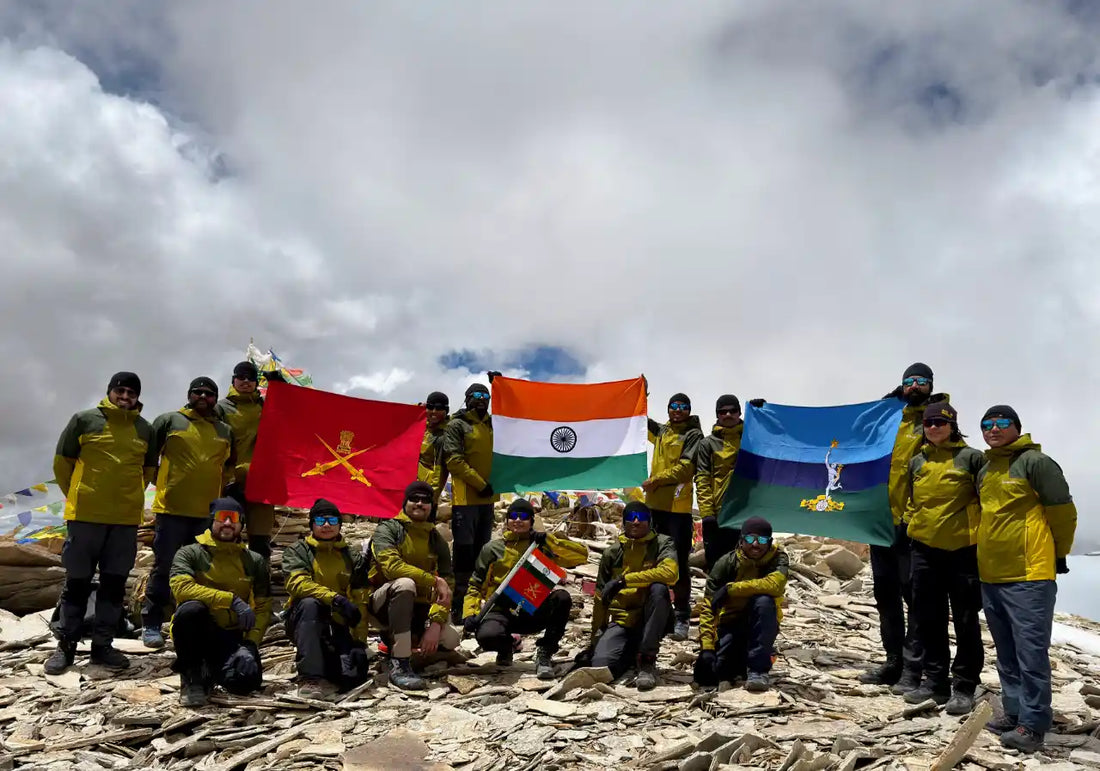 Indian Army Corps of Signals Team Summits Three 6,000m+ Peaks in Ladakh