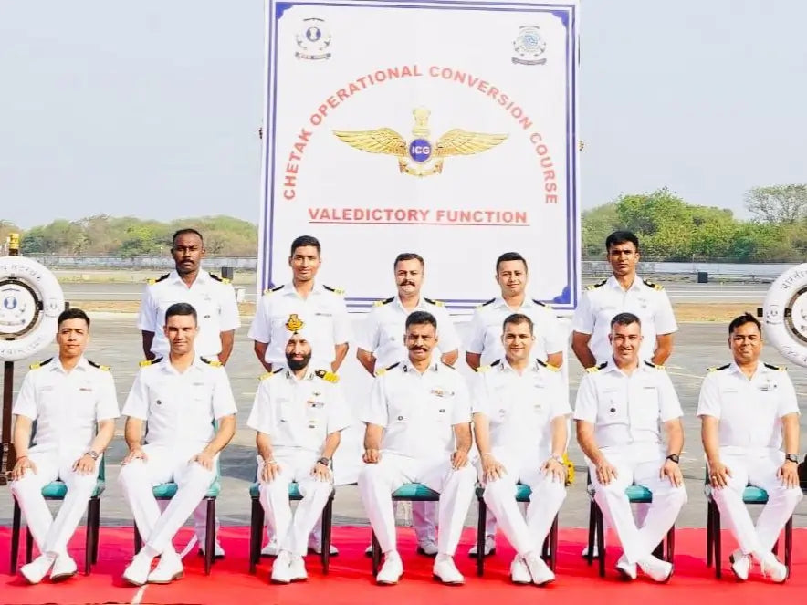 Indian Coast Guard Completes 19th Chetak Operational Conversion Course at Daman