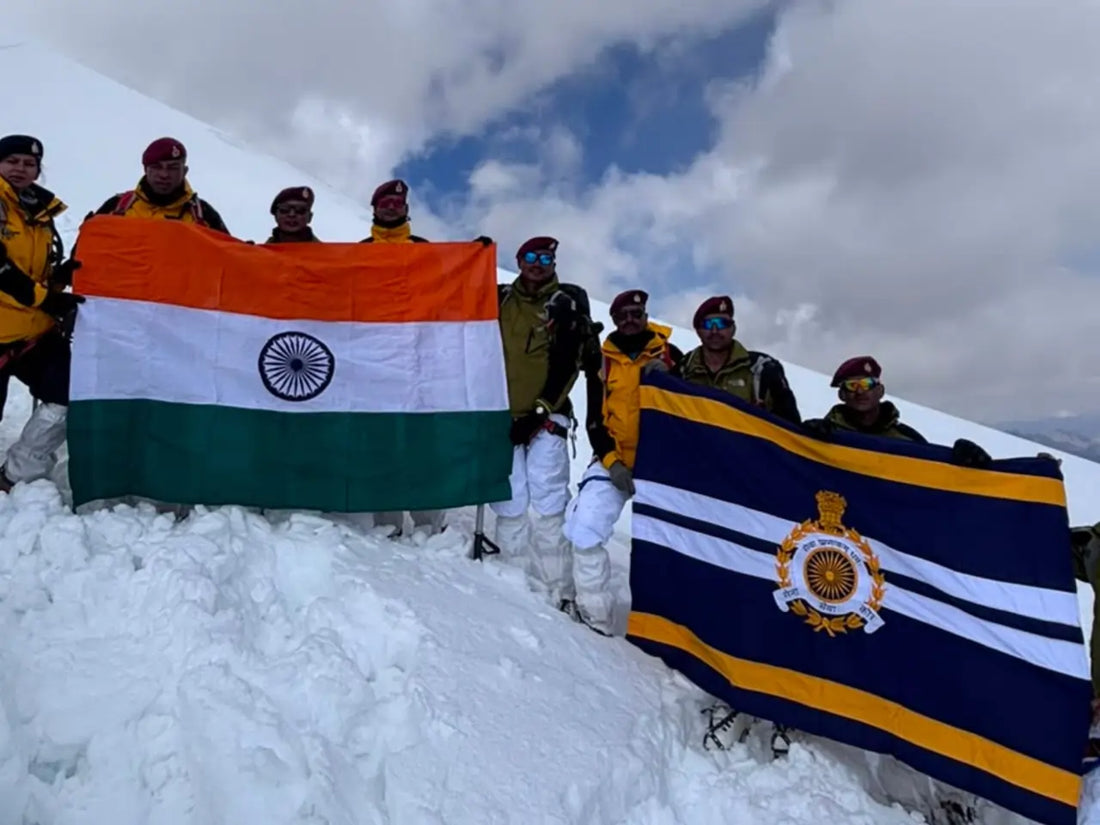 ASC Mountaineering Team Achieves Feat by Summiting Mt Kang Yatse II, Demonstrating Military Endurance and Courage