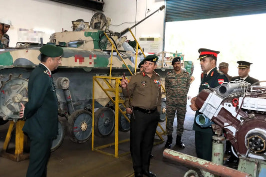 Lieutenant General A V S Rathee Commends Technological Advancements at Konark Corps Technology Centre