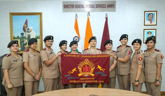 Military Nursing Service Celebrates Centenary with Scuba Diving Expedition Featuring 10 Officers