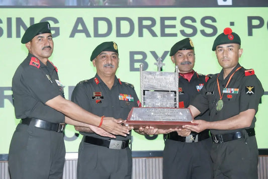 Platoon Commanders Course Wraps Up at Junior Leaders Wing, Naib Subedar Gauri Shankar Sharma Meer Named Best Student