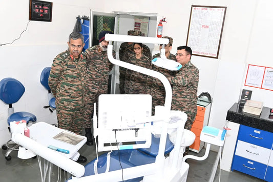 Eastern Command Dental Advisor Assesses Spear Corps' Forward Military Dental Centre