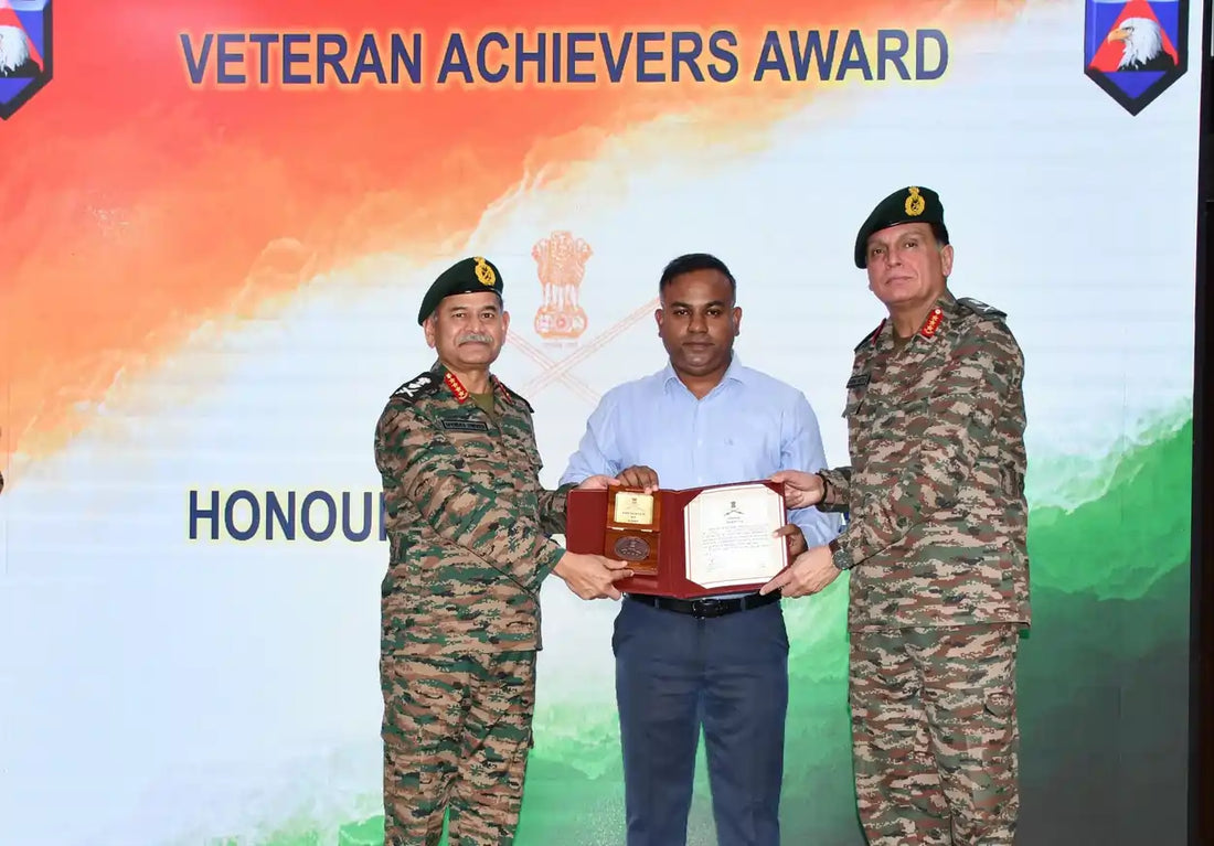 Indian Army Recognizes Veteran Excellence with Prestigious Achievers Award