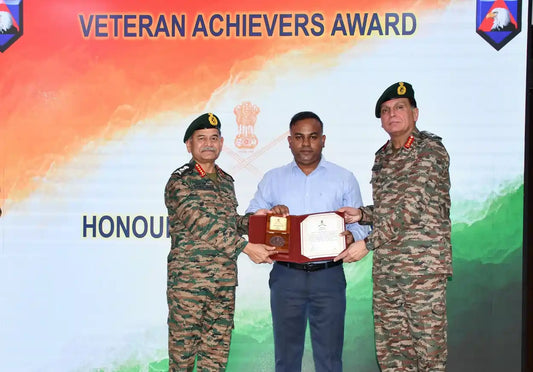 Indian Army Recognizes Veteran Excellence with Prestigious Achievers Award