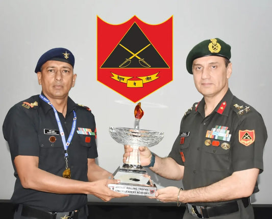 Completion of Potential Subedar Major Course at Junior Leaders Academy: Subedar Major Rajesh Kumar Awarded Overall Best Student
