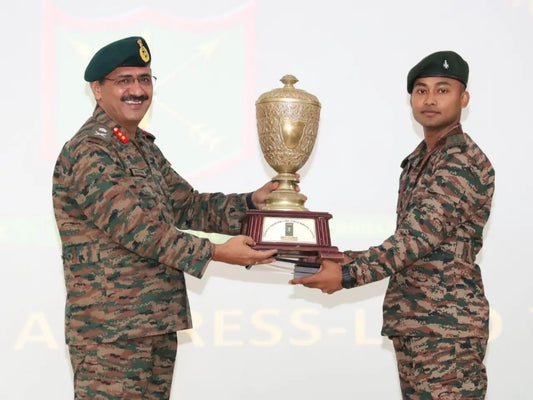 LICO Course Concludes at CIJW School, Vairengte; Captain Shikhar Thapa Honored as Best Student