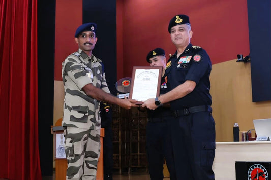 CISF's Poojari Santosh Kumar Named Best Student at NSG's Police Commando Course