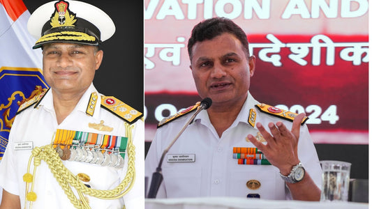 Vice Admiral Krishna Swaminathan Takes Command of Indian Navy's Western Naval Command
