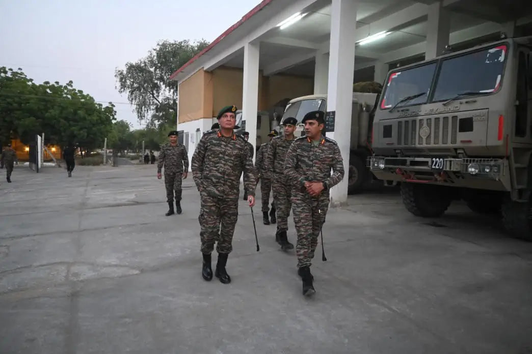Lt Gen Dhiraj Seth Assesses Operational Readiness and Welfare at Southern Command Stations