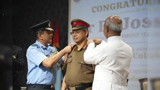 Christ University VC Fr Joseph CC Conferred Honorary Colonel Rank by NCC in Bengaluru