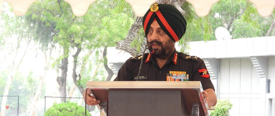 Lt Gen Manjinder Singh Assesses Combat Readiness of Chetak Corps at Faridkot