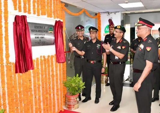 Lt Gen CG Muralidharan Opens New Department to Enhance Healthcare Management at Army Hospital