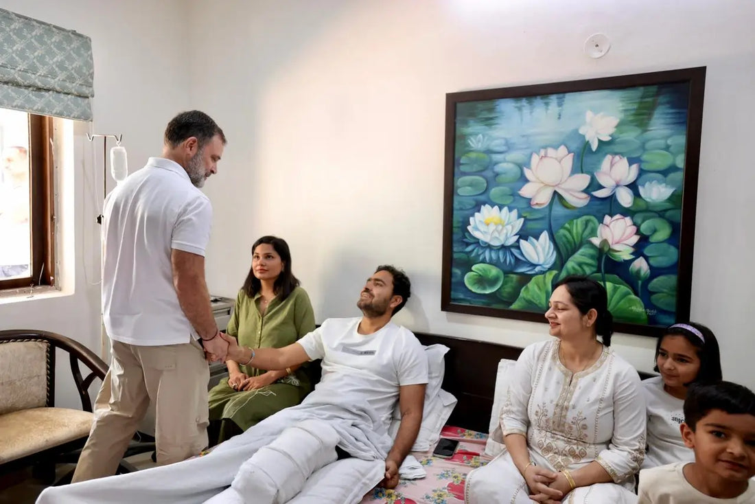 Rahul Gandhi Commends CRPF Officer Ajay Malik's Valor Following Injury in Maoist Operation