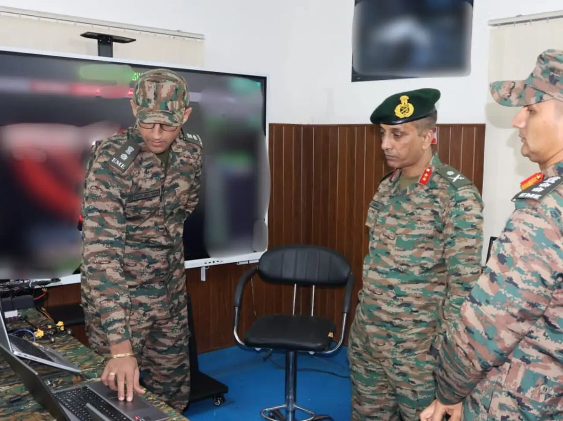 Major General Reviews Technical Readiness of Dao Eagles at Assam's Dinjan Military Station