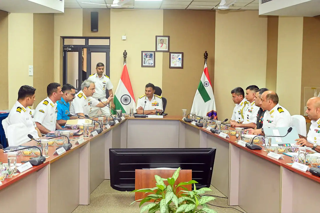 Admiral Krishna Swaminathan Addresses Naval Higher Command Courses at Goa War College