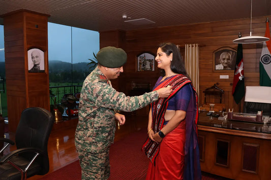 Dr Sonika Dagar Honored with Assam Rifles DG Commendation for Notable ARWWA Contributions