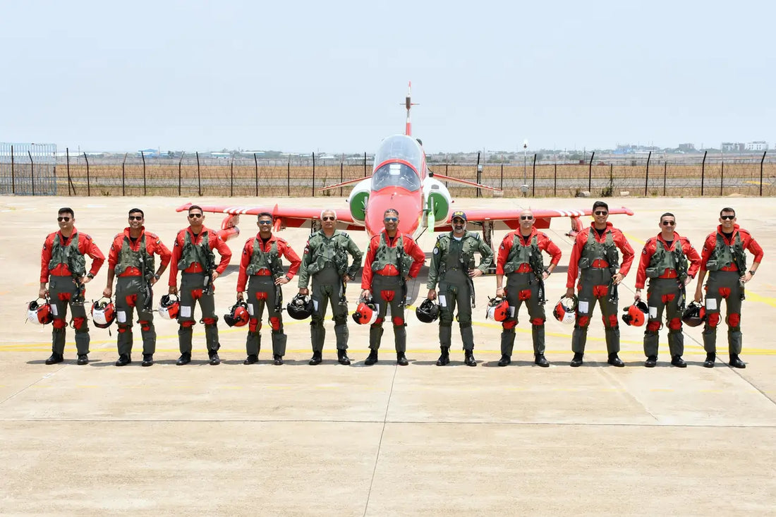 Air Chief Marshal AP Singh Joins Suryakiran Aerobatic Team for 30th Anniversary Display