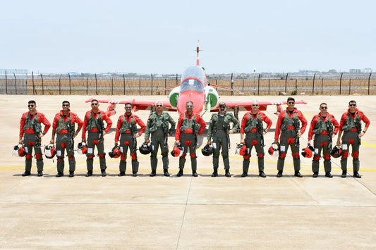 Air Chief Marshal AP Singh Joins Suryakiran Aerobatic Team for 30th Anniversary Display