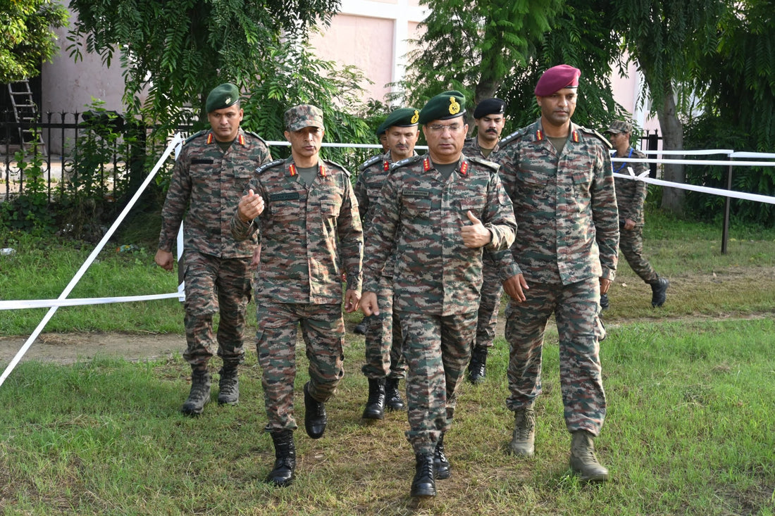Lt Gen Mohit Wadha Conducts Review of Agniveer Recruitment Drive in Patiala