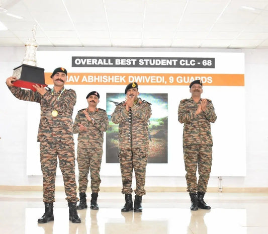 Combat Leadership Course Concludes at NCO Academy Dhana: Havildar Abhishek Dwivedi Named Best Student
