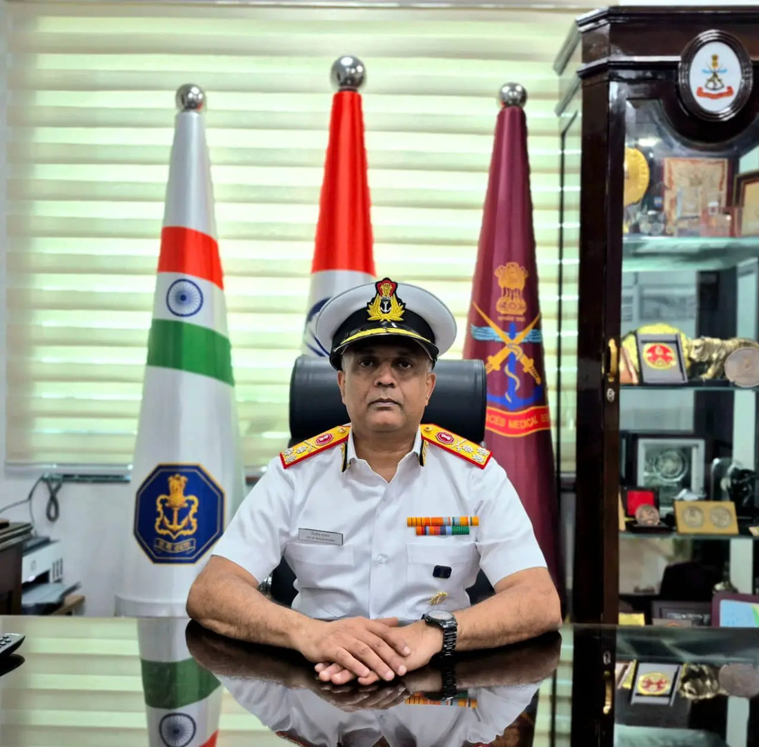 Surg Vice Admiral Dilip Raghavan Appointed DG Hospital Services in AFMS, New Delhi