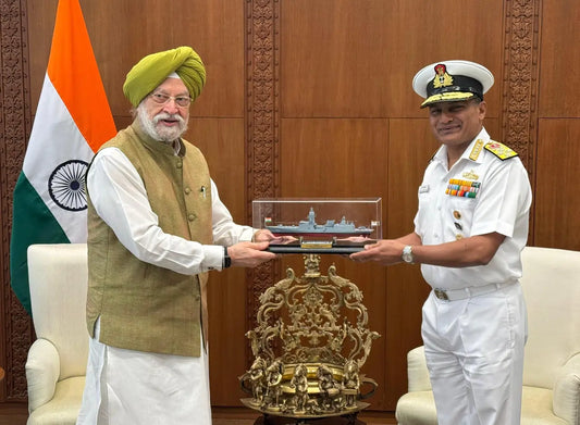 Naval Chief Discusses Strategic Collaboration with Petroleum Minister