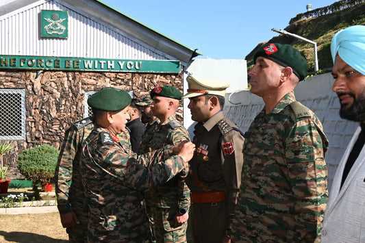 General Upendra Dwivedi Assesses CIF (R) Counter-Terrorism Readiness Under White Knight Corps