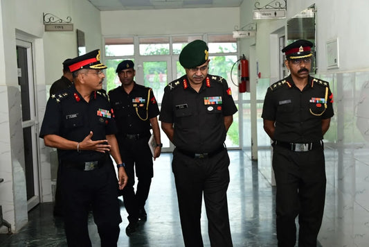 Lt Gen Balakrishnan Jayan Reviews Army Dental Corps Preparedness at Sapta Shakti Command