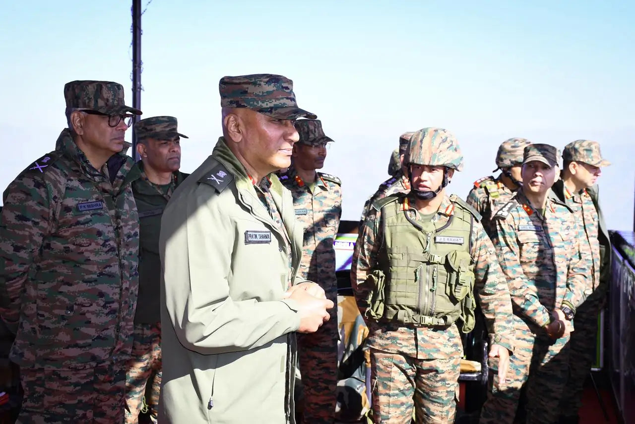 Lt Gen Pratik Sharma Assesses Readiness and Strengthened Defences in ...