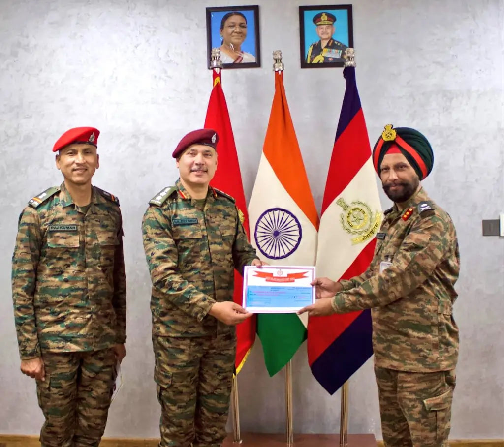Uttarakhand Sub Area Provost Unit Receives Esteemed Provost Marshal Banner