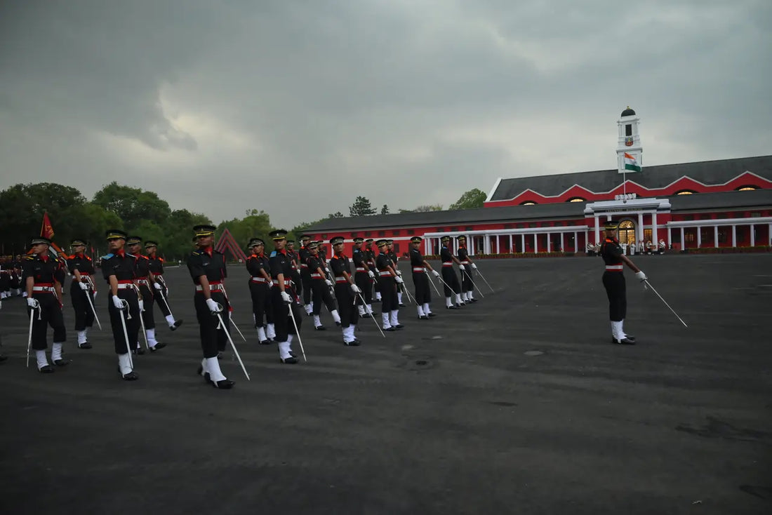 IMA Cadets Demonstrate Resilience Amidst Rain During Commandant’s Parade Prior to Passing Out
